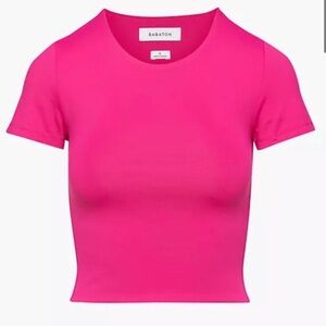 Babaton Fuchsia Short Sleeve Tee